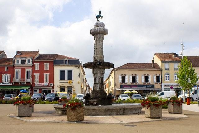 The town square